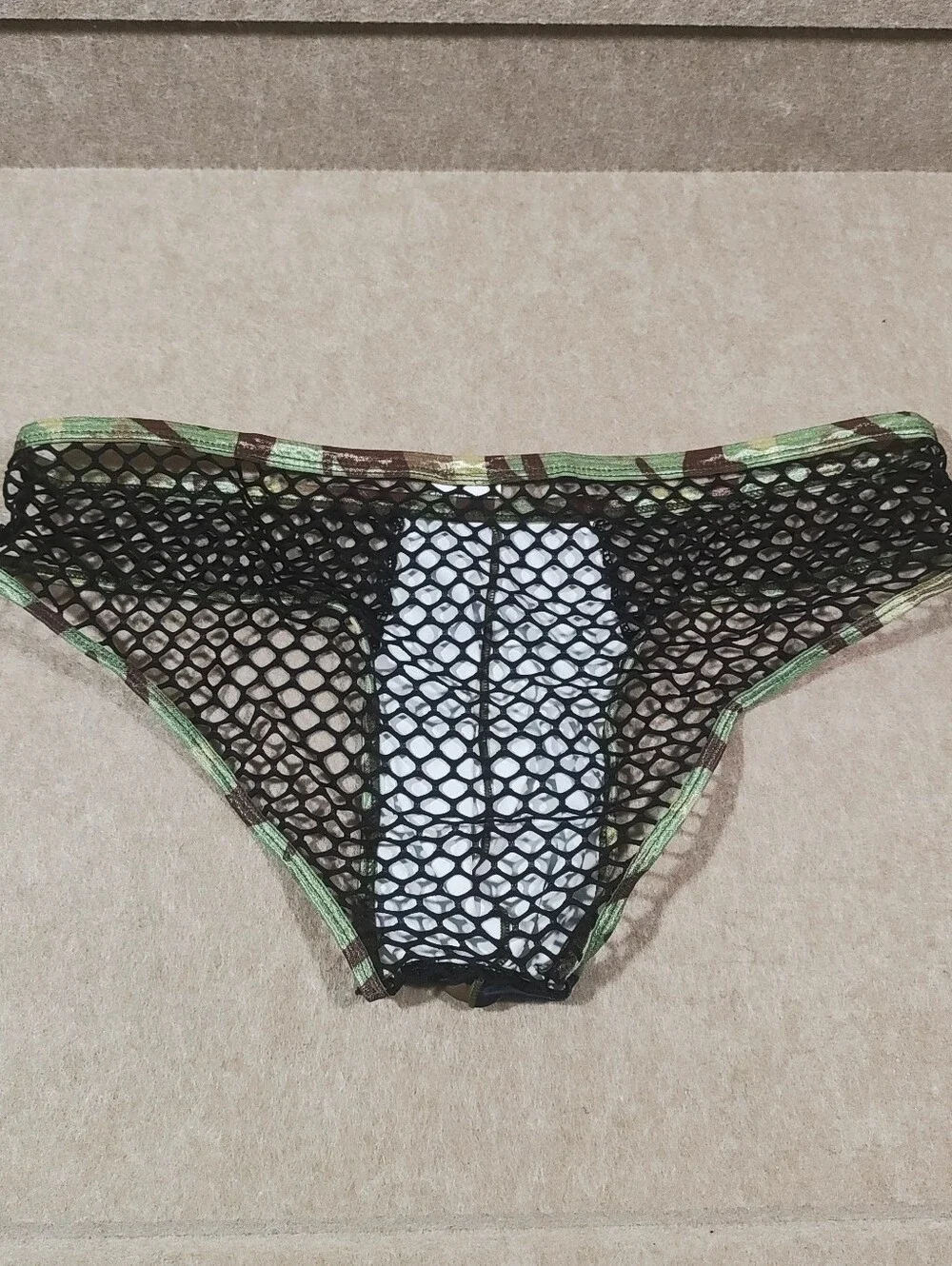 Camouflage Mesh Brief Set Mens Size Medium -J